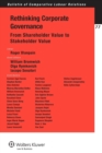 Image for Rethinking corporate governance from shareholder value to stakeholder value