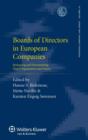 Image for Boards of directors in EUropean companies  : reshaping and harmonising their organisation and duties