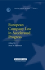 Image for European Company Law in Accelerated Progress