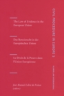 Image for Law of Evidence in the European Union