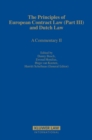 Image for Principles of European Contract Law (Part III) and Dutch Law: A Commentary II