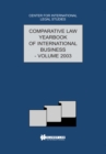 Image for Comparative Law Yearbook of International Business: Volume 25, 2003