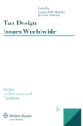 Image for Tax Design Issues Worldwide