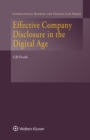 Image for Effective company disclosure in the digital age