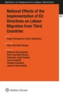 Image for National Effects of EU Directives on Labour Migration from Third Countries : 91