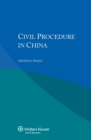 Image for Civil Procedure in China
