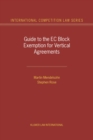 Image for Guide to the EC block exemption for vertical agreements