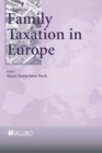 Image for Family taxation in Europe