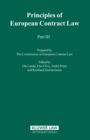 Image for Principles of European Contract Law - Part III