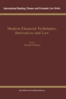 Image for Modern financial techniques, derivatives and law