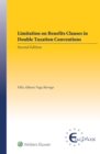 Image for Limitation on benefits clauses in double taxation conventions