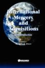 Image for International mergers and acquisitions  : an introduction