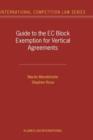 Image for Guide to the EC Block Exemption for Vertical Agreements