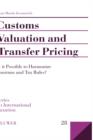 Image for Customs Valuation and Transfer Pricing