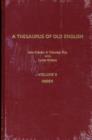 Image for A Thesaurus of Old English, Volume 1 : Introduction and Thesaurus. Second Revised Edition