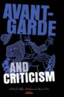 Image for Avant-Garde and Criticism