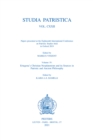 Image for Studia Patristica. Vol. CXXII - Papers presented at the Eighteenth International Conference on Patristic Studies held in Oxford 2019: Volume 19: Eriugena&#39;s Christian Neoplatonism and its Sources in Patristic and Ancient Philosophy