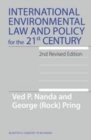 Image for International environmental law and policy for the 21st century