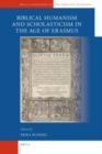 Image for Biblical humanism and scholasticism in the age of Erasmus