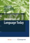 Image for Universals of Language Today