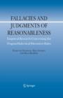 Image for Fallacies and judgments of reasonableness: empirical research concerning the pragma-dialectical discussion rules