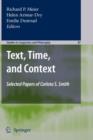 Image for Text, time, and context  : selected papers