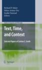Image for Text, time, and context: selected papers of Carlota S. Smith