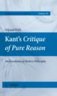 Image for Kant&#39;s Critique of Pure Reason: The Foundation of Modern Philosophy