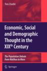 Image for Economic, Social and Demographic Thought in the XIXth Century