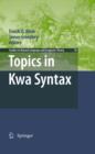 Image for Topics in Kwa syntax
