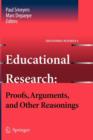 Image for Educational Research: Proofs, Arguments, and Other Reasonings