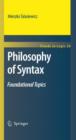 Image for Philosophy of syntax  : foundational topics