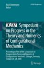 Image for IUTAM Symposium on Progress in the Theory and Numerics of Configurational Mechanics