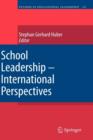 Image for School leadership  : international perspectives