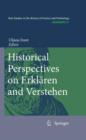 Image for Historical perspectives on Erklaren and Verstehen : 21