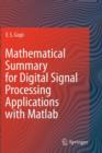 Image for Mathematical Summary for Digital Signal Processing Applications with Matlab
