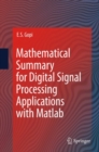 Image for Mathematical summary for digital signal processing applications with Matlab