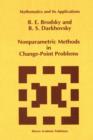 Image for Nonparametric methods in change point problems