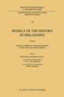 Image for Models of the history of philosophyVolume I,: From its origins in the Renaissance to the &#39;Historia Philosophica&#39;