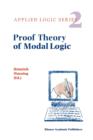 Image for Proof theory of modal logic