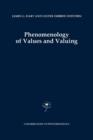 Image for Phenomenology of values and valuing
