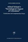 Image for Alfred Schutz&#39;s Sociological Aspect of Literature