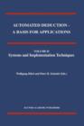 Image for Automated deduction  : a basis for applications