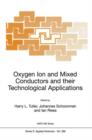 Image for Oxygen ion and mixed conductors and their technological applications