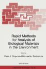 Image for Rapid Methods for Analysis of Biological Materials in the Environment
