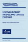 Image for Lexicon Development for Speech and Language Processing