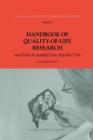 Image for Handbook of quality-of-life research  : an ethical marketing perspective