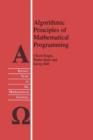 Image for Algorithmic Principles of Mathematical Programming