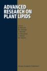 Image for Advanced Research on Plant Lipids