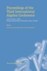 Image for Proceedings of the Third International Algebra Conference